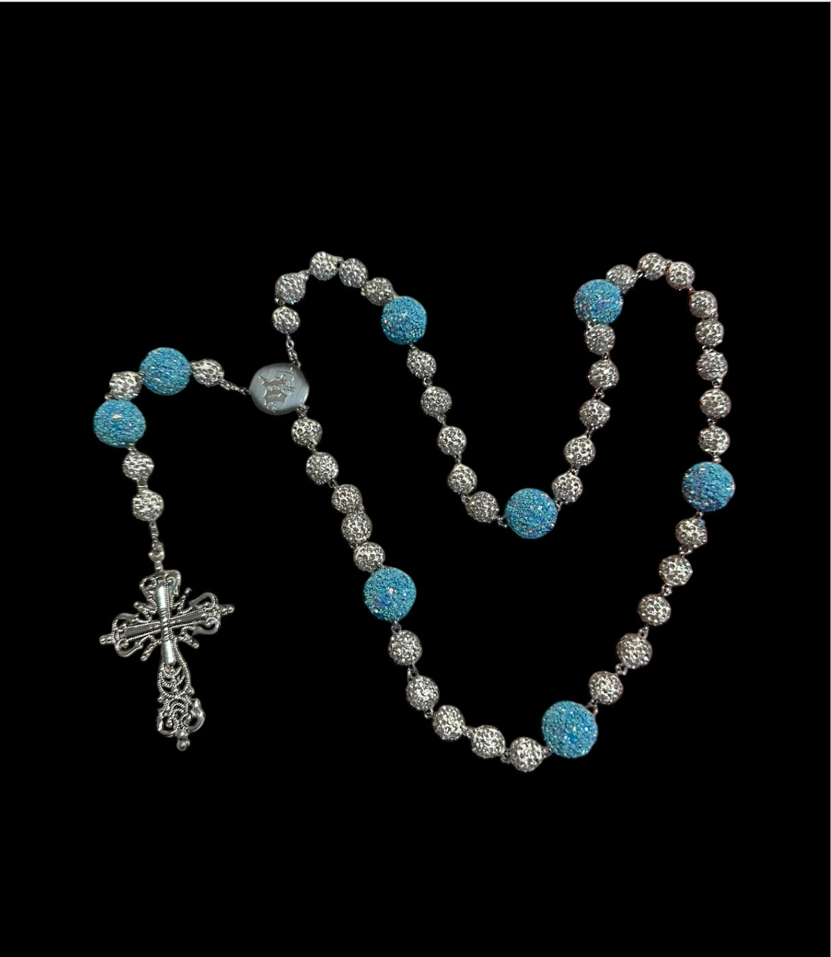 Crystal Blue Necklace