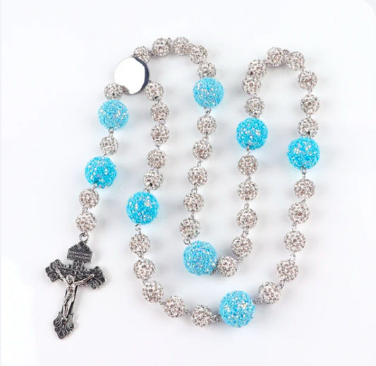 Crystal Blue Necklace