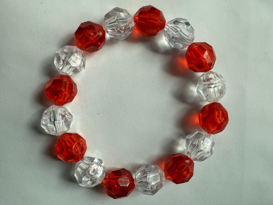 Acrylic Red Bracelet