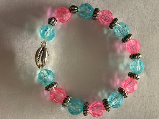 Blue & Pink Bracelet