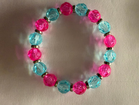 Pink & Blue bracelet