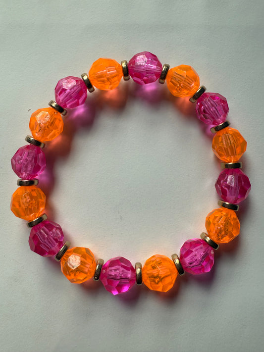 Pink & Orange Bracelet