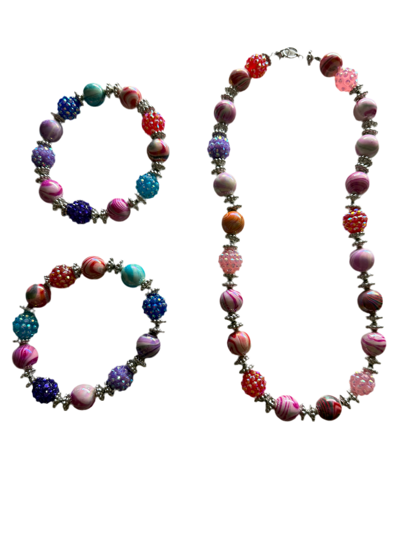 Marble multicolor set