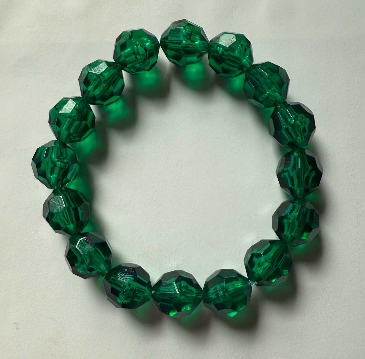 Emerald green bracelet