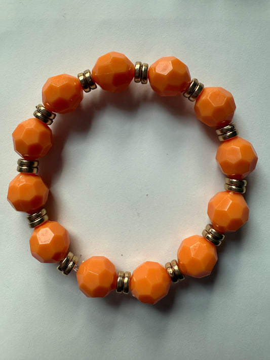 Marble Orange bracelet