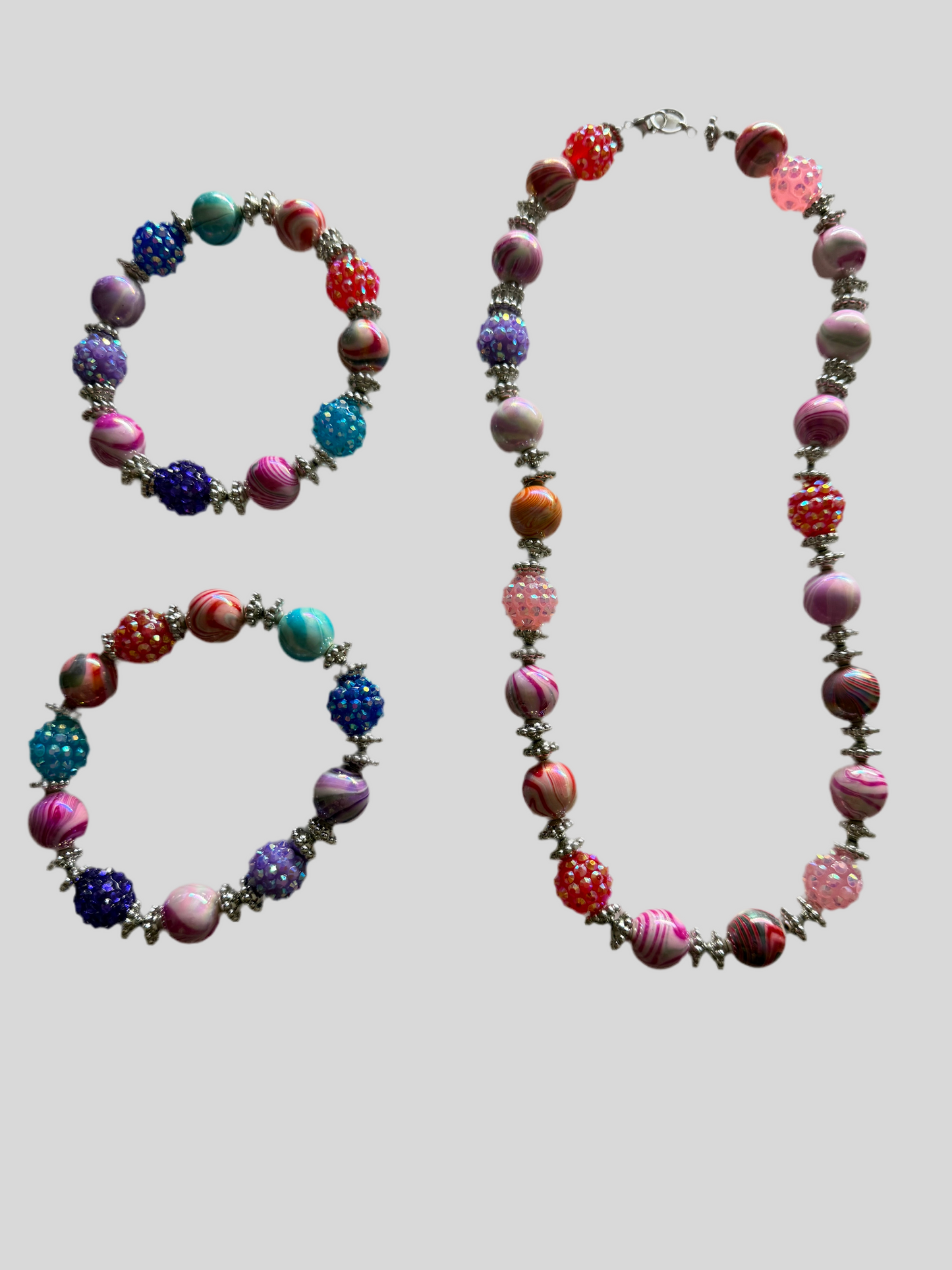 Marble multicolor set