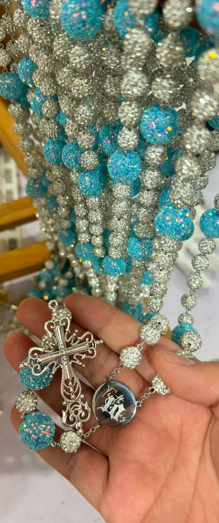 Crystal Blue Necklace