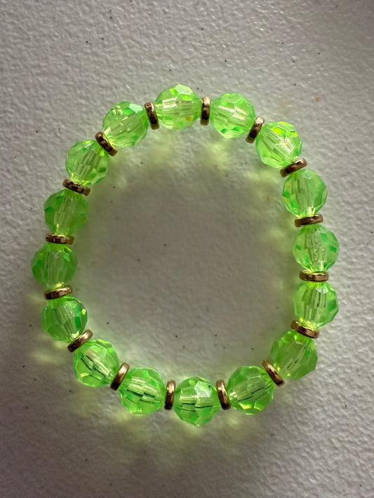 Lemon green bracelet