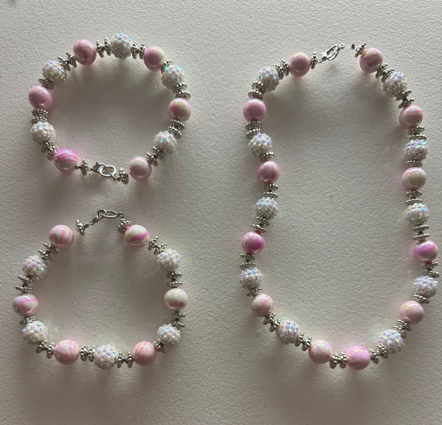 Marble pink set