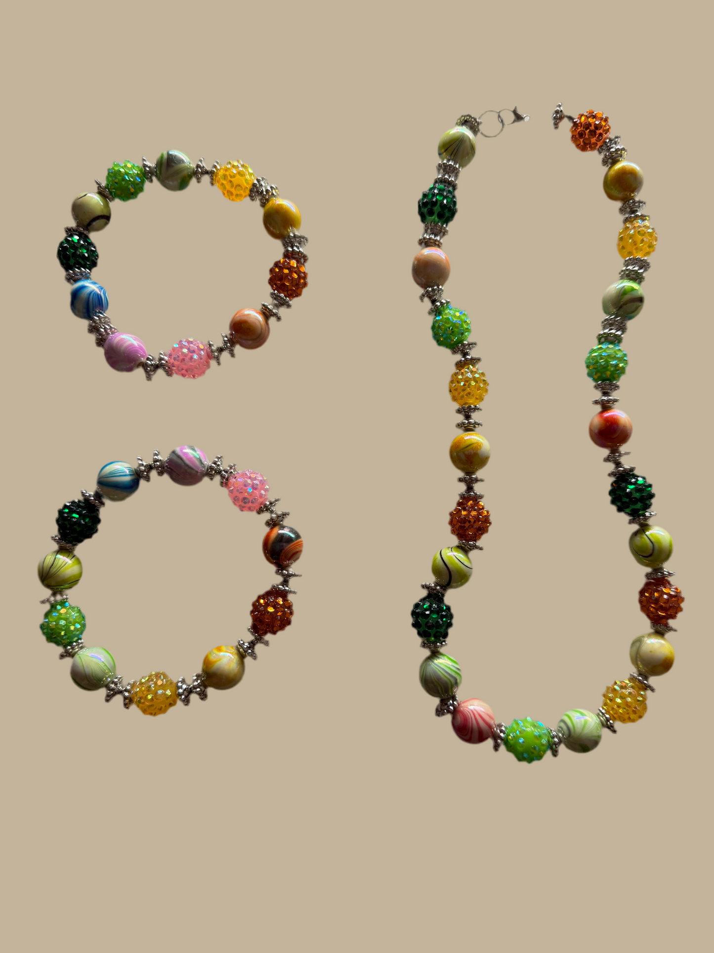 Marble green set