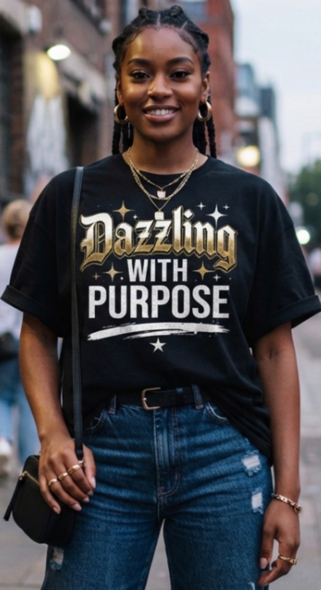 Dazzling with Purpose- Black