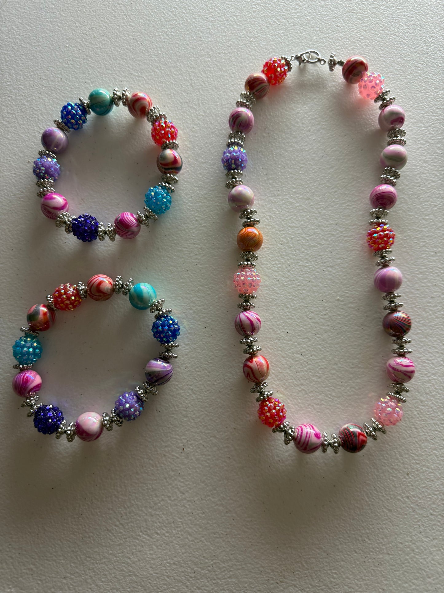 Marble multicolor set