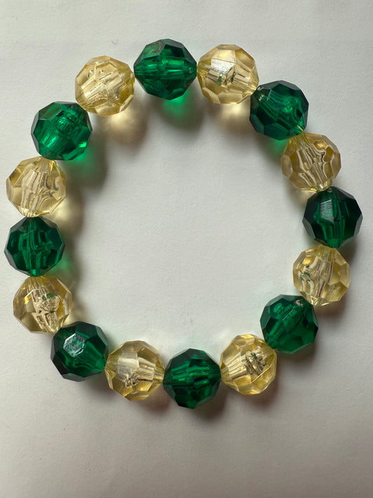 Gold & Green Bracelet