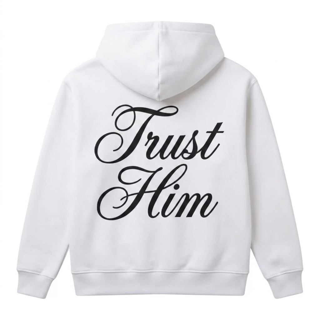God Heals Hoodie- White