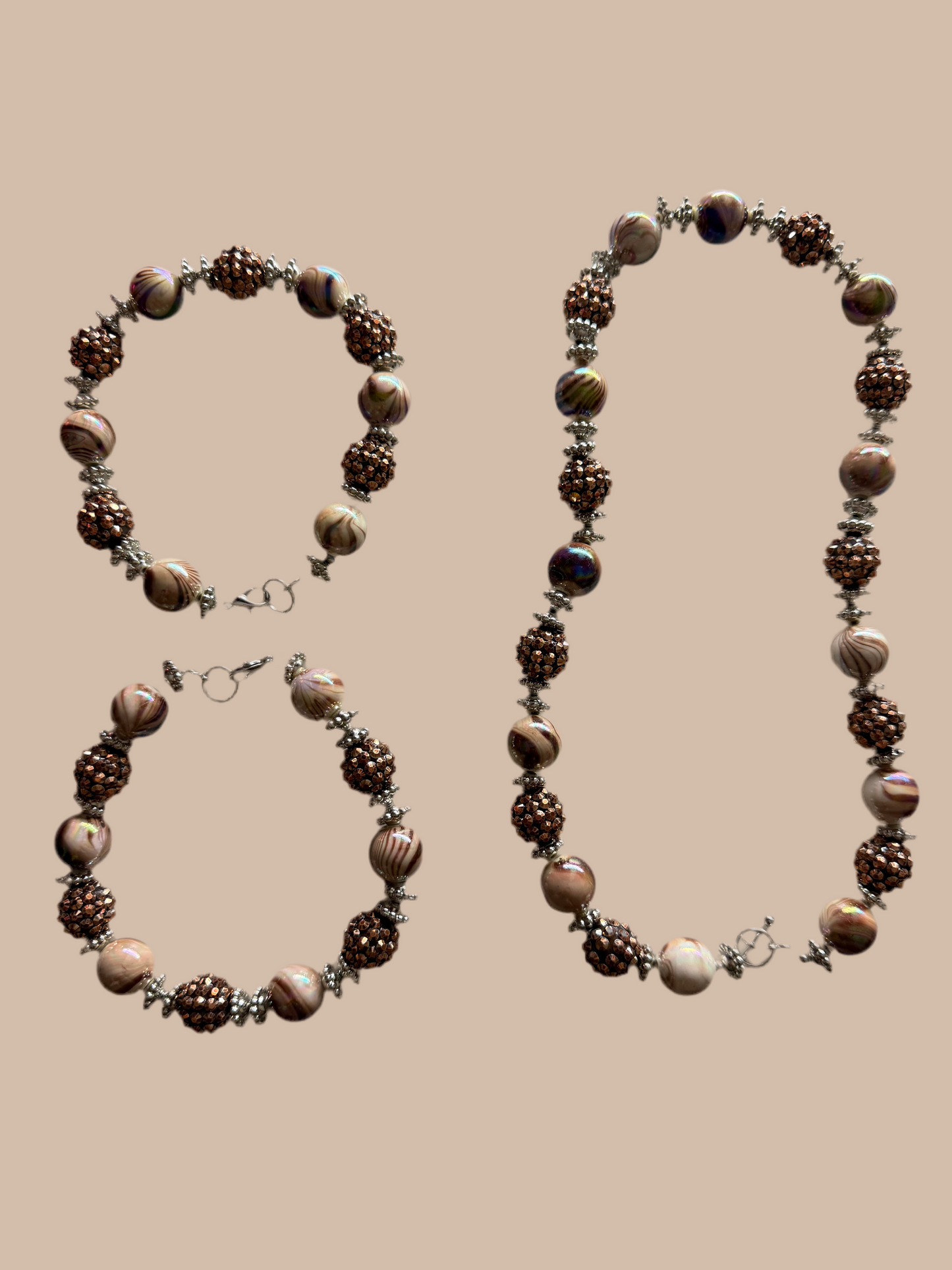 Marble brown set