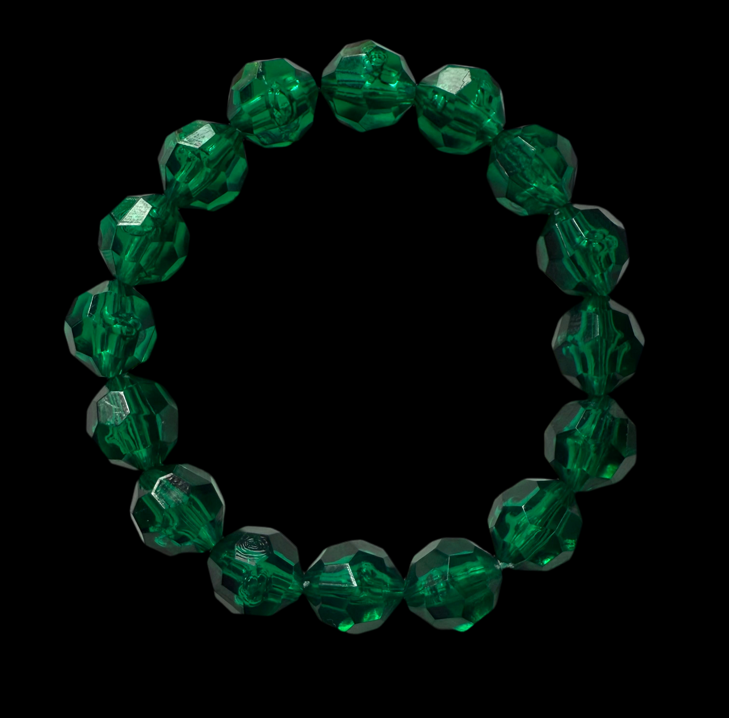 Emerald green bracelet