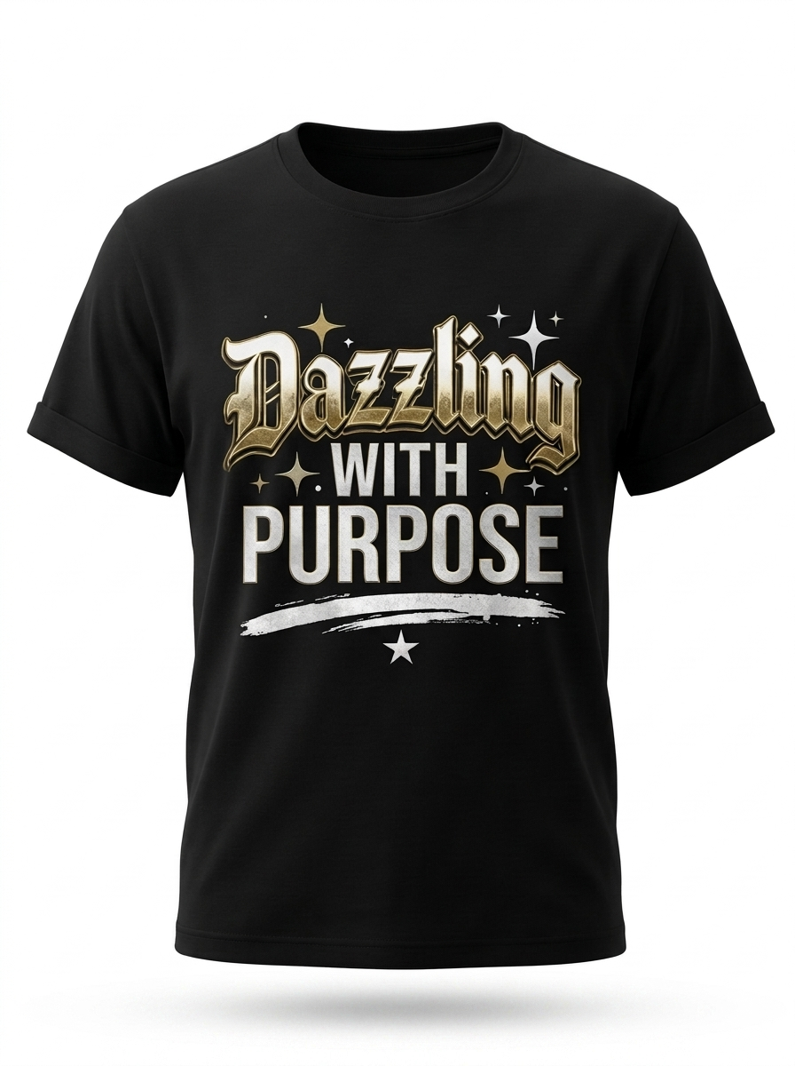 Dazzling with Purpose- Black