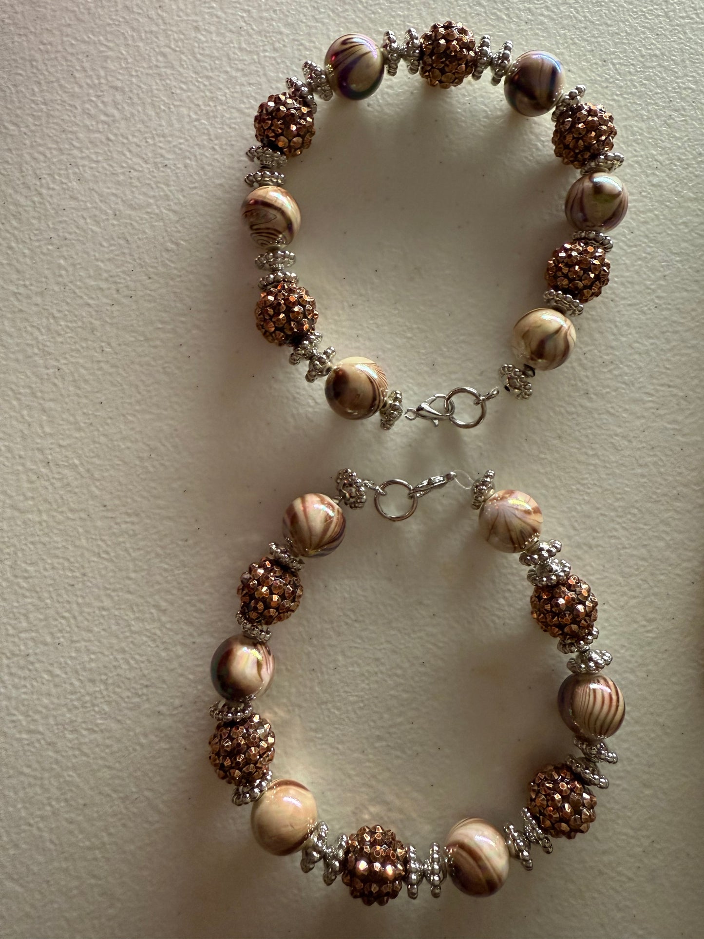 Marble brown set