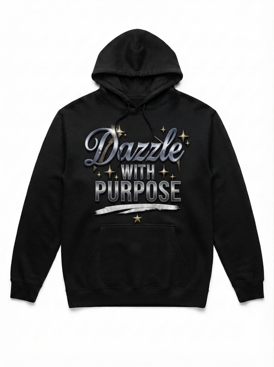 Dazzle with Purpose Hoodie - Black
