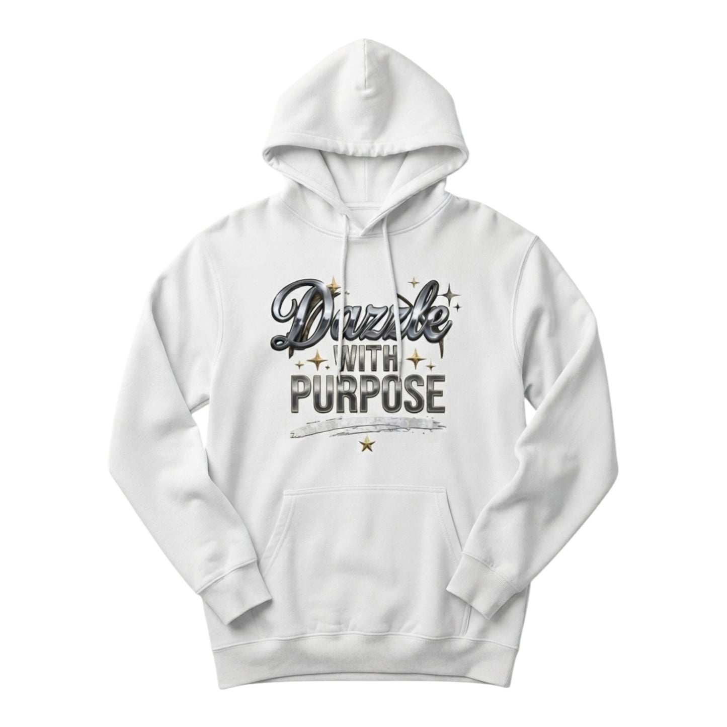 Dazzle with Purpose Hoodie-White
