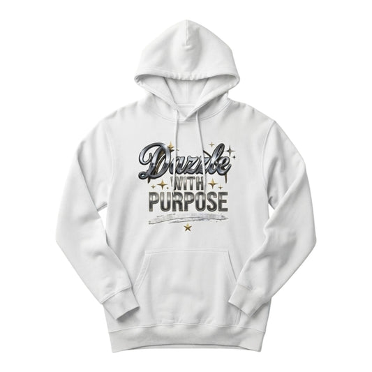 Dazzle with Purpose Hoodie-White
