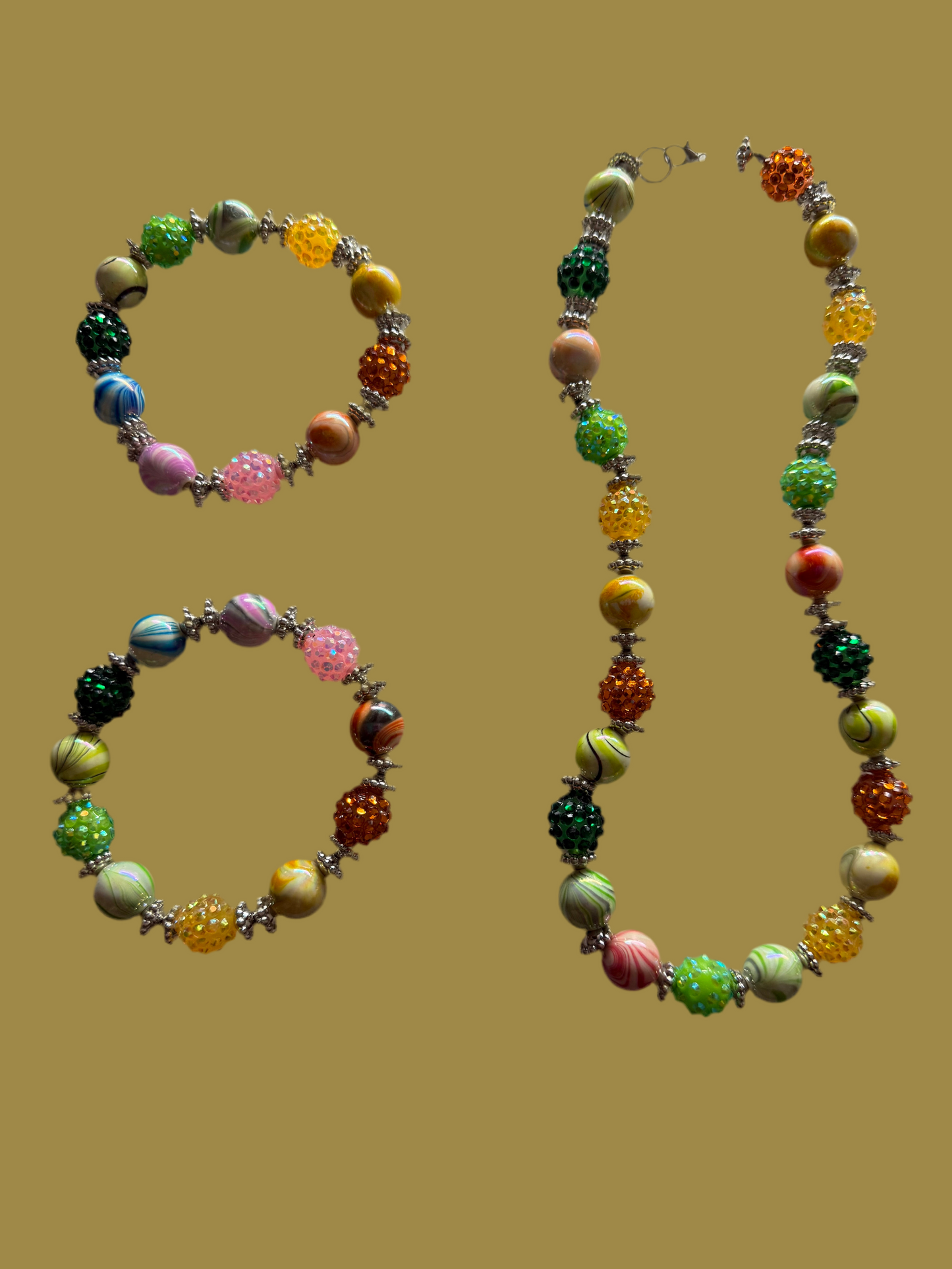 Marble green set