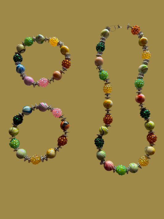Marble green set