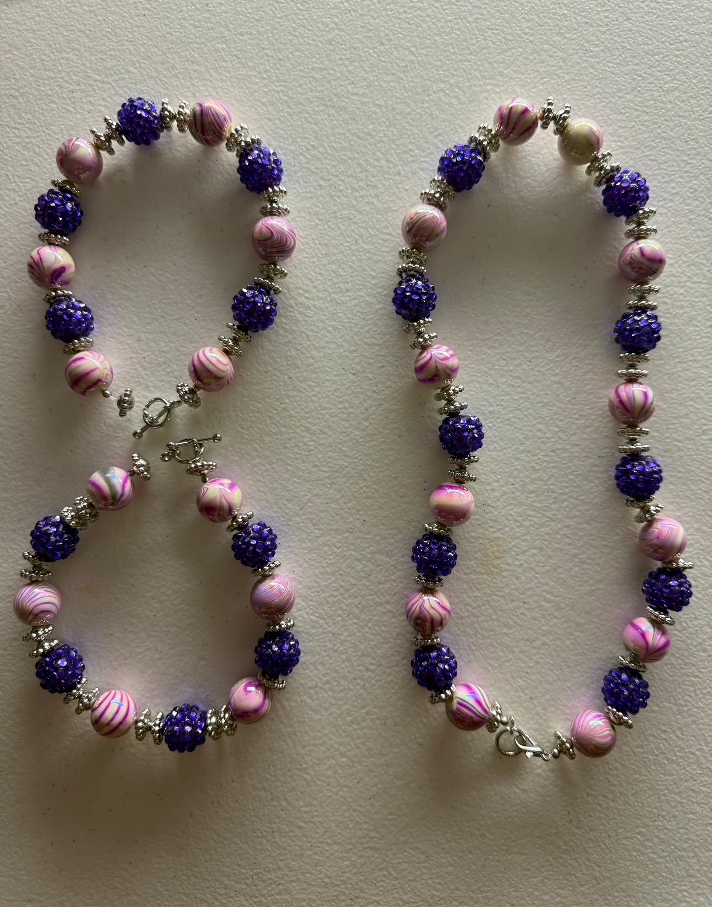 Marble purple set