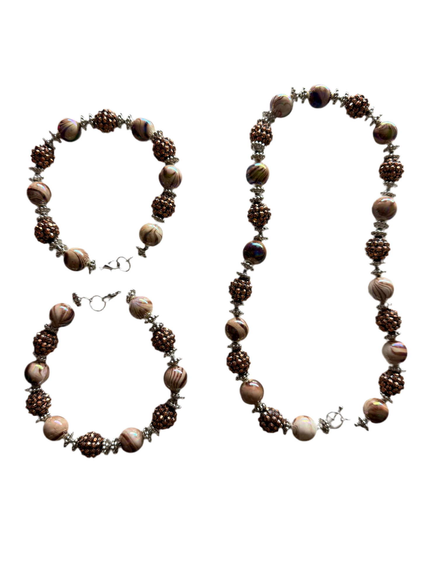 Marble brown set