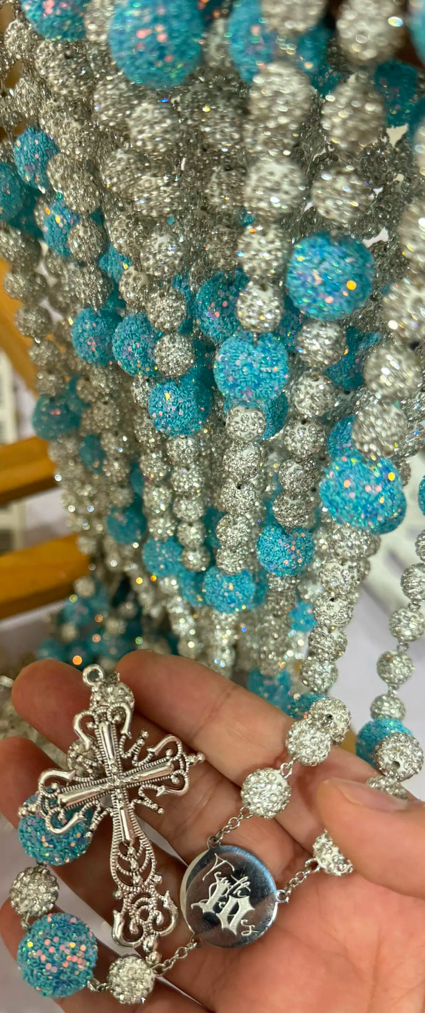 Crystal Blue Necklace