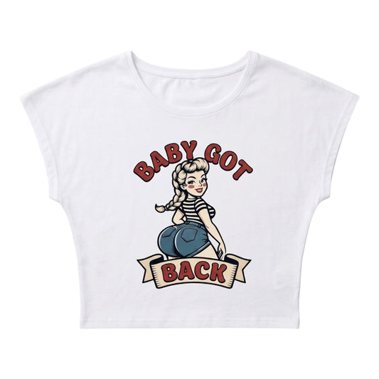 Baby Got Back Tank Top - White