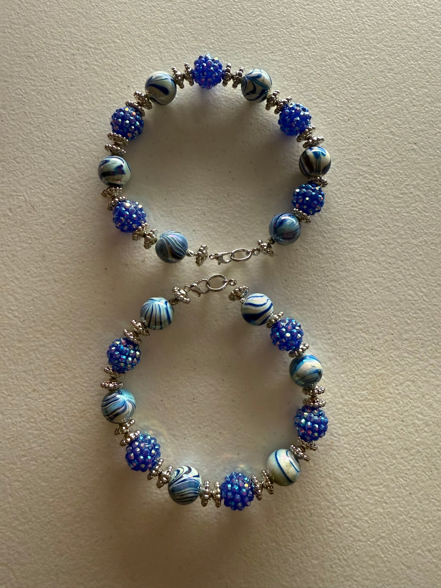 Marble blue set