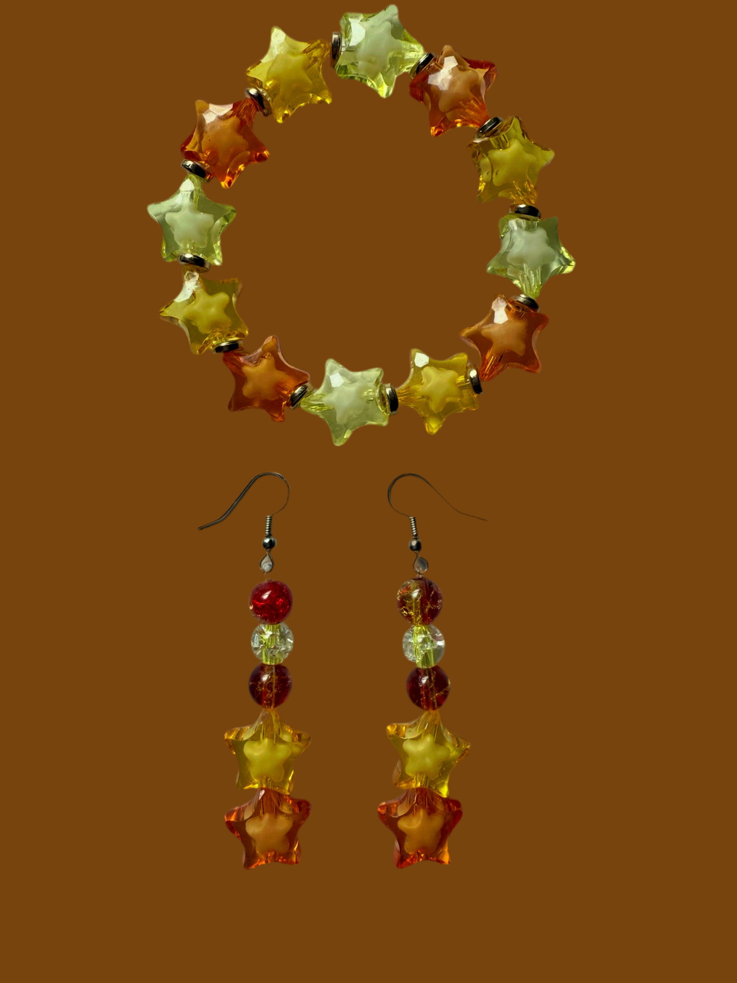 Orange & gold set