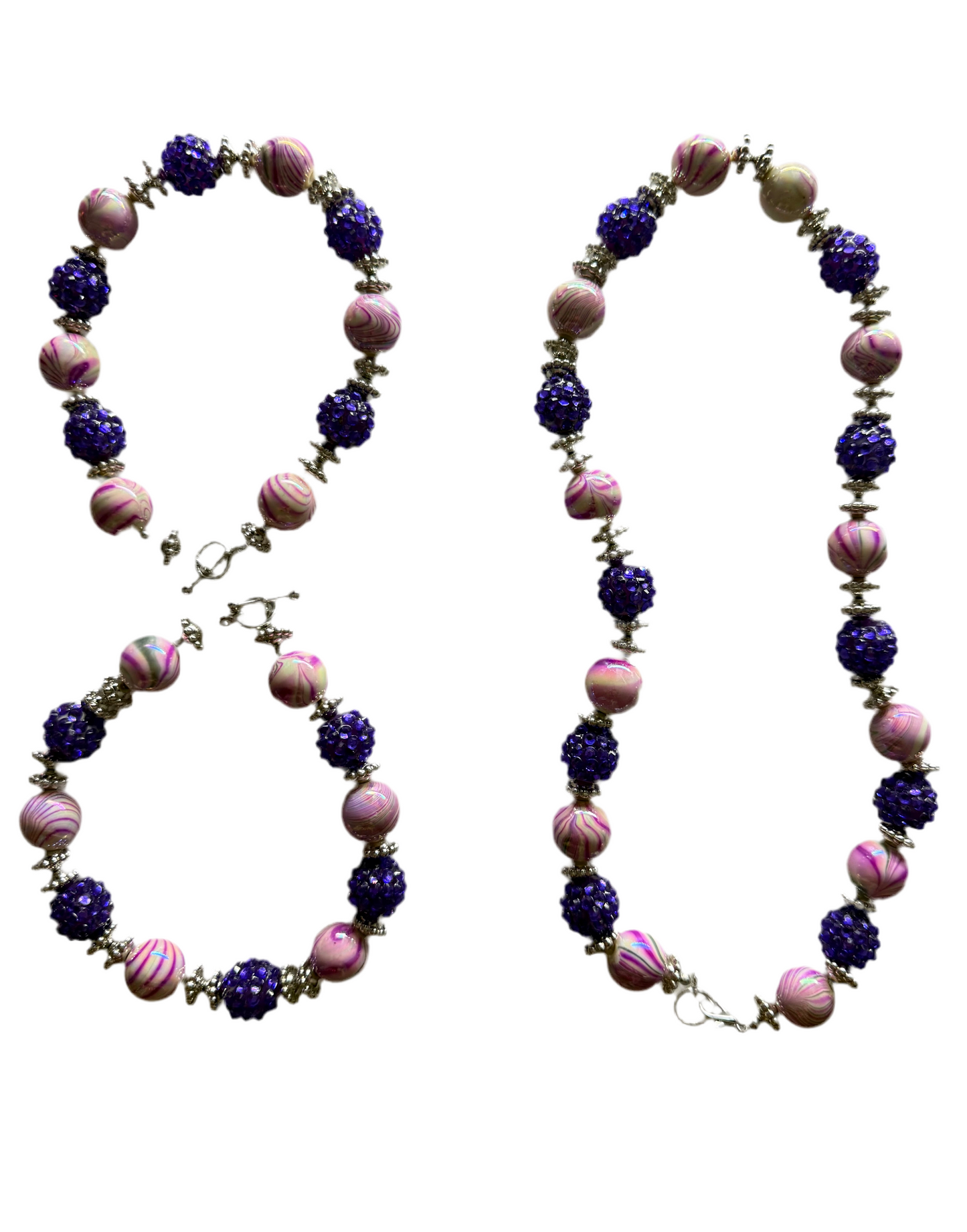 Marble purple set